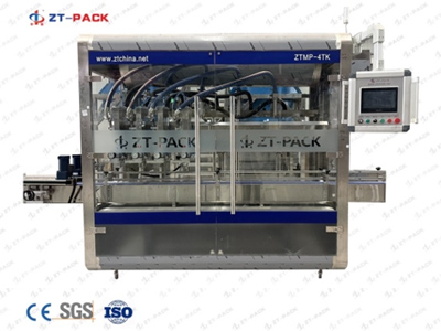 Llenadora de líquidos automática con bomba magnética de seguimiento