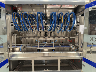 Llenadora de líquidos automática con bomba magnética lineal