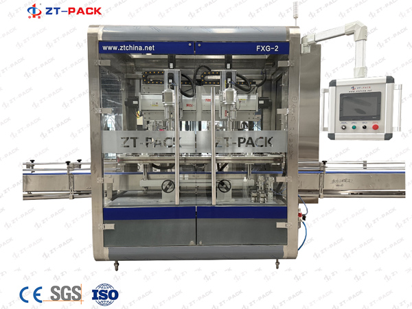 Máquina tapadora de 2 cabezales con seguimiento automático